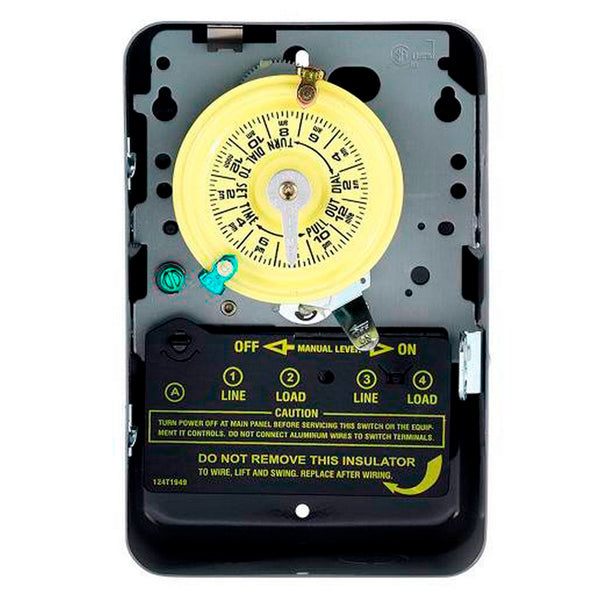 Intermatic Interruptor temporizador mecánico T101 de 24 horas.