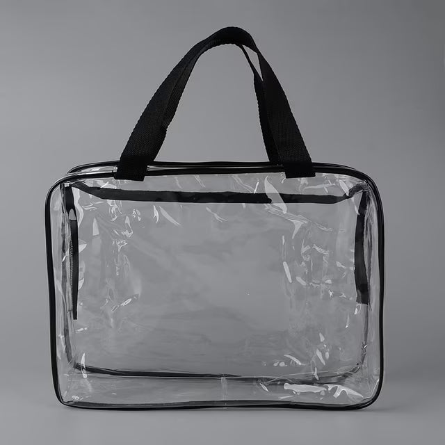 Bolsa Organizadora de Cosméticos de Viaje PVC Transparente – Pack de 20 Unidades