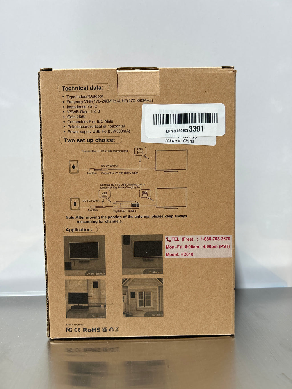 Antena de TV 2026 para Smart TV de interior, con alcance de más de 3200 millas, antena digital HDTV para canales locales 4K 1080P con amplificador de señal, cable coaxial de 38 pies de grosor. 