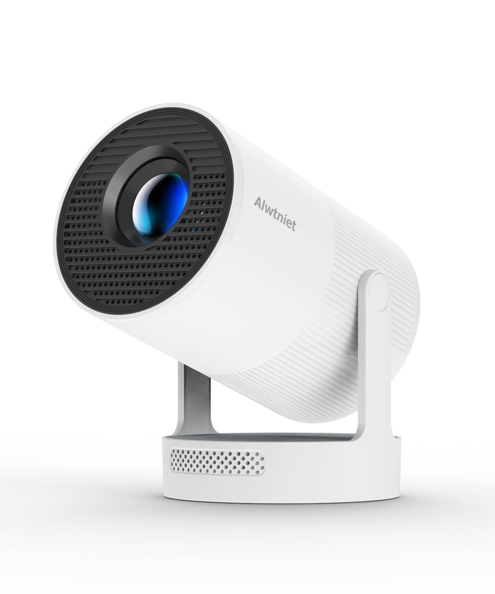 Mini Proyector Inteligente HY300Pro+ – 4K, WiFi 6, Bluetooth 5.4, 8000 Lúmenes, Bocina 5W, Keystone Automático y Rotación 180°