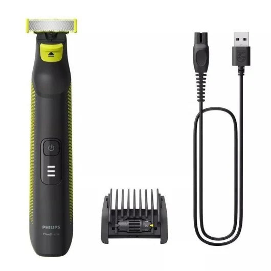PHILIPS QP6542/15 - Recortadora de pelo - Profesional, negro/verde, bajo nivel de ruido