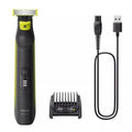 PHILIPS QP6542/15 - Recortadora de pelo - Profesional, negro/verde, bajo nivel de ruido