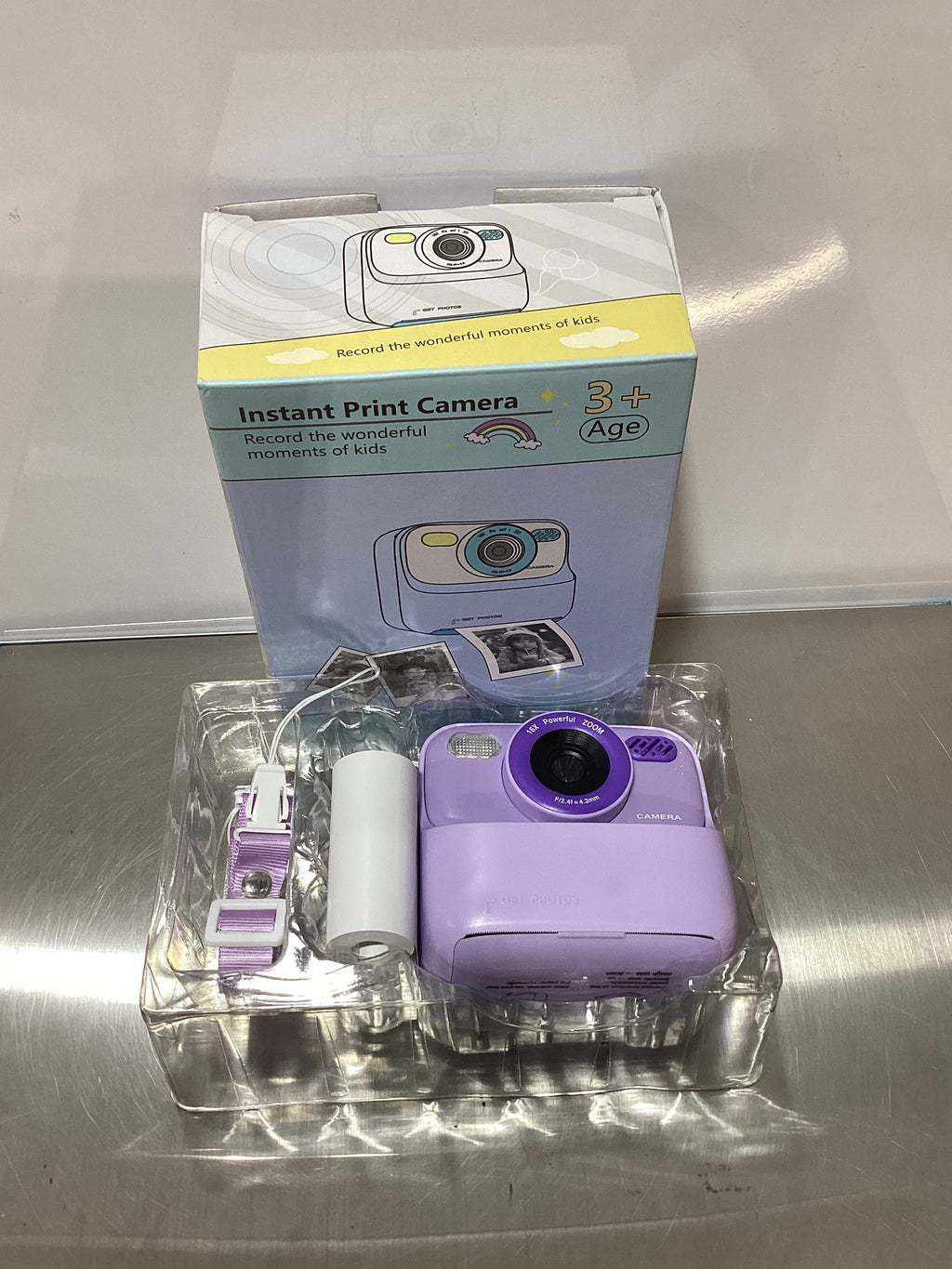 Kids Instant Digital Cameras for Boys and Girls, 1080P HD Dual-Lens Selfie Digital Camera with Print Paper & 32G Card, Christmas Birthday Gifts Toys for Toddler and Teenagers Age 3-16 Years Old