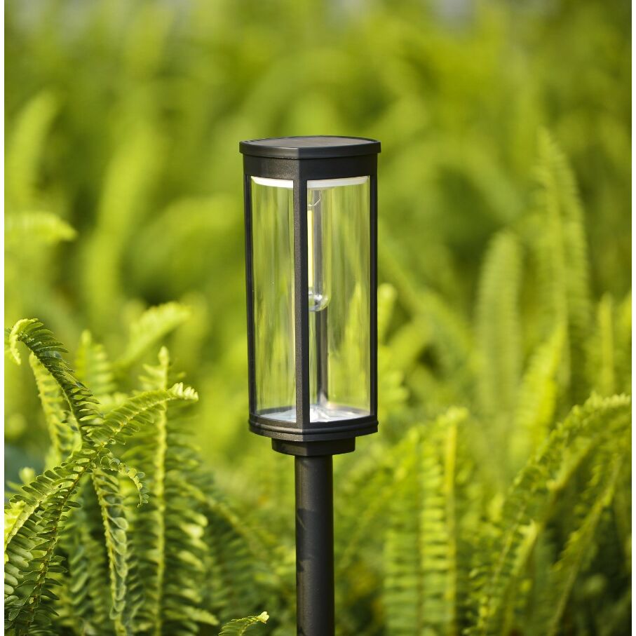 Lámpara solar de jardín LED, farol solar con forma de clavo