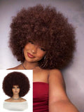 CurlCrazy Peluca Afro 14 Pulgadas – Cabello Rizado Natural con Estilo y Volumen