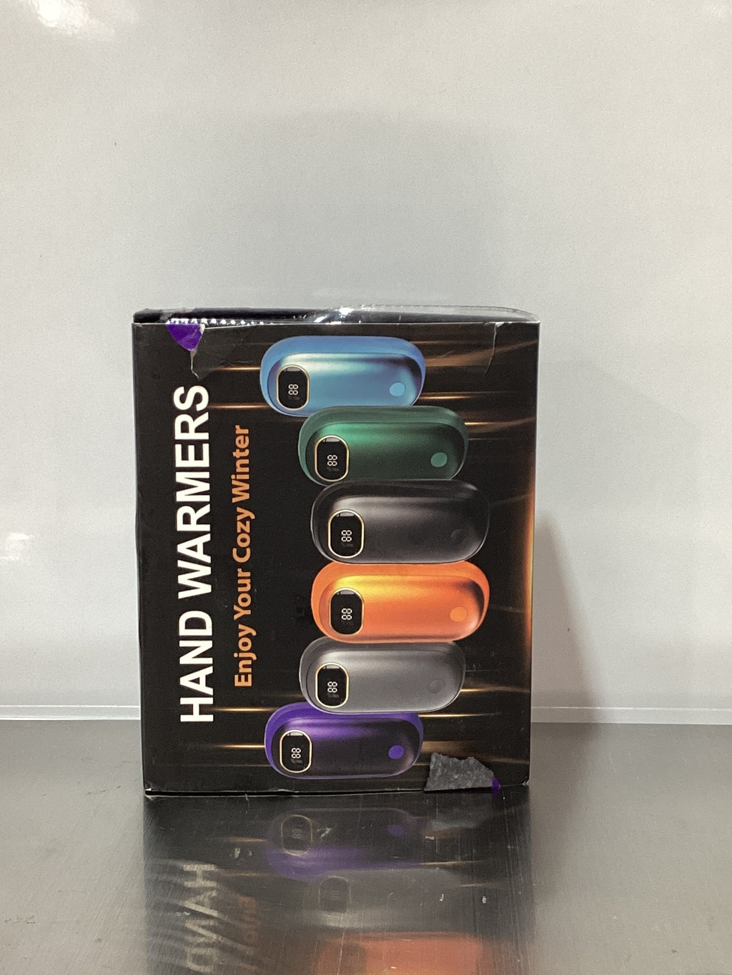 Electric Hand Warmers Rechargeable with Flashlight, LED Display, 17Hrs Warmth, Dual-Side 4 Levels Fast Heating Portable Pocket Heater for Hunting, Camping, Golf, Outdoor, Gifts for Women/Men