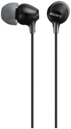 Sony MDR-EX15AP Auriculares con micrófono y control de teléfono inteligente - Negro