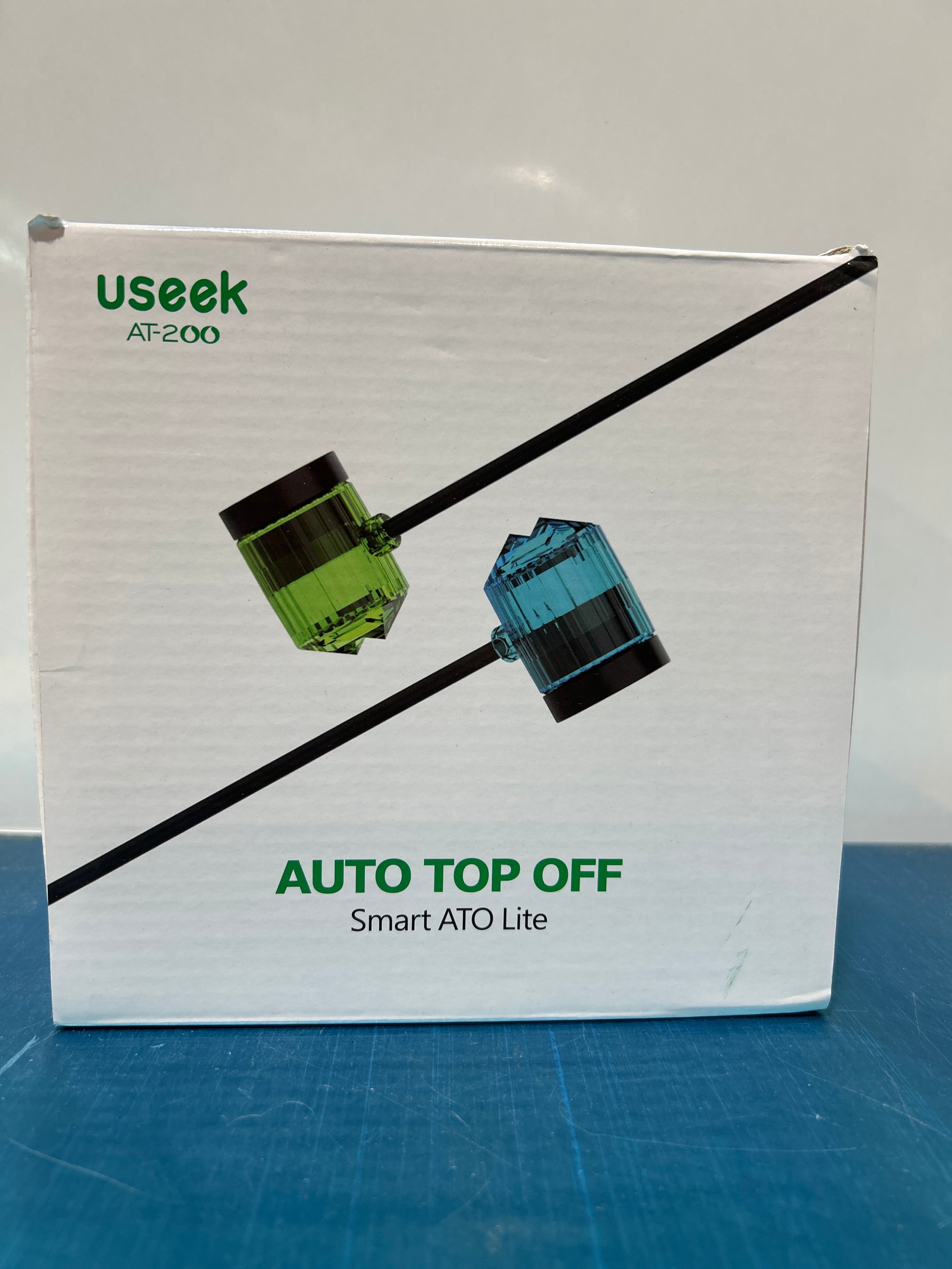 Auto Top Off ATO System for Aquarium - Automatic Water Level Controller - For Saltwater, Reef & Freshwater Tanks - 0.7" Nano Sensor - QST Protection - Easy Install - 2-Year Warranty - Blue