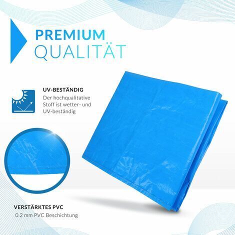 Funda Protectora para Trampolín Monzana – Cobertura Azul para Cama Elástica
