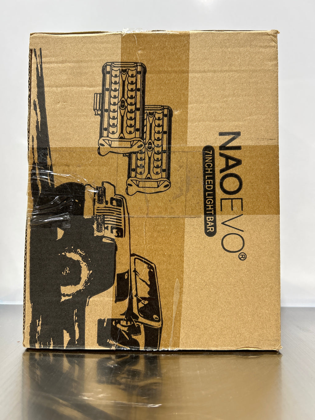 Barra de Luces LED NAOEVO 7" – 240W, 24,000LM, Combo Spot/Flood, Pack x2 para 4x4, ATV y Bote
