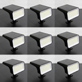Set de 9 luces solares LED con panel integrado para iluminar varios espacios