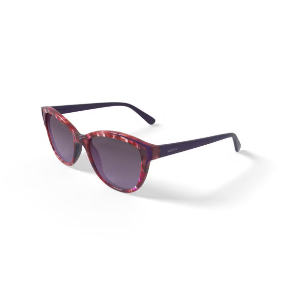 Nautica Gafas de Sol de Moda para Mujer Rx'able, NLS6003, Morado, 55-17-140, con Estuche