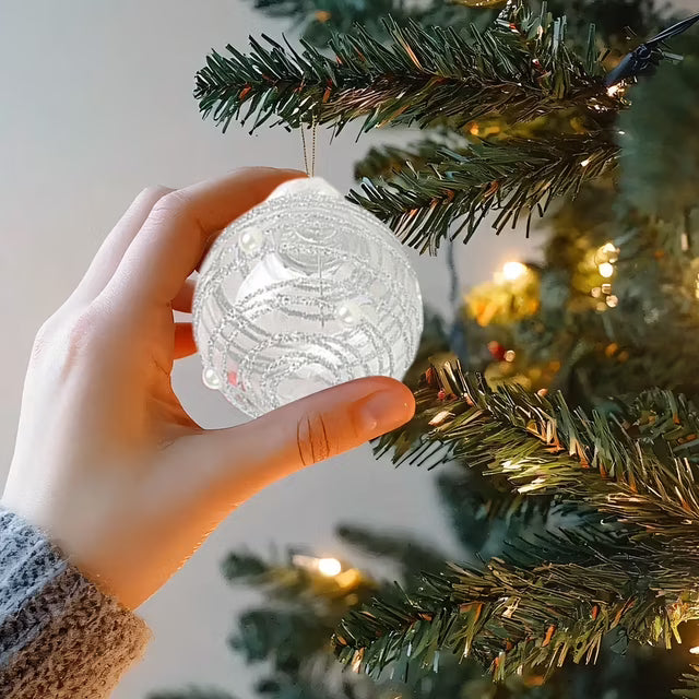 SPOORYYO 12 bolas navideñas irrompibles - Oro rosa, blanco, rojo, plateado, beige, azul - Adornos de PET duraderos para la decoración del árbol - Regalo navideño perfecto - 7.87 x 5.35 pulgadas