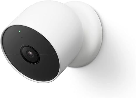 Cámara de Seguridad Google Nest Cam Outdoor 2da Gen — 2K, Visión Nocturna, Audio Bidireccional, Gemini, Google Home, Modelo 2025