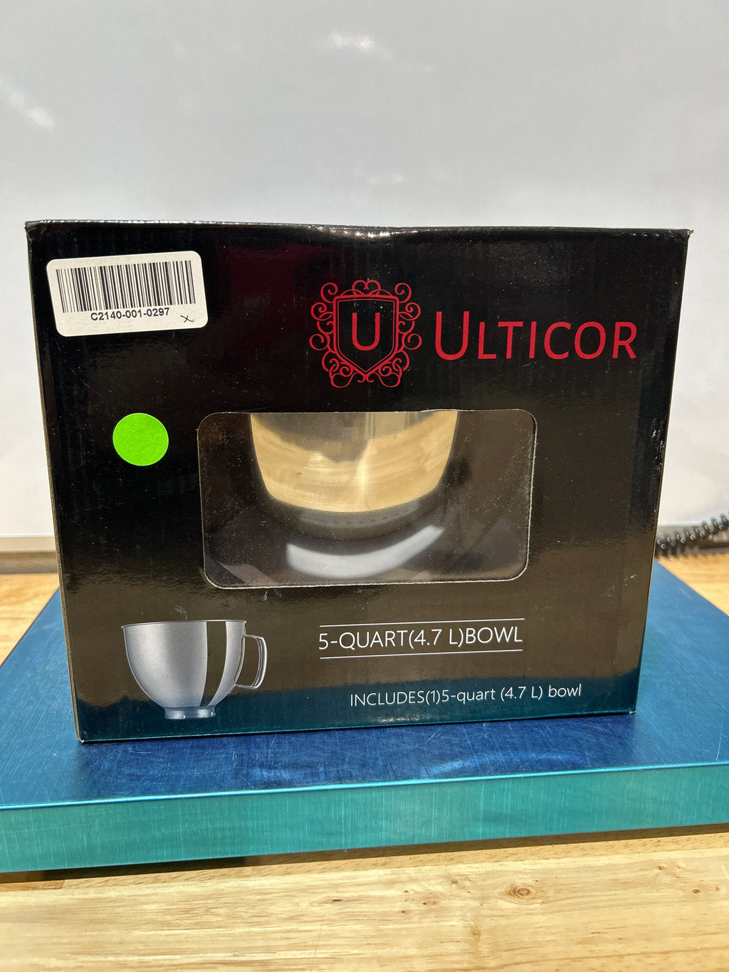 Tazón de acero inoxidable de 5 cuartos de galón, compatible con batidoras de pie KitchenAid de 4,5 cuartos (4,3 L) y 5 cuartos (4,7 L) (acero inoxidable pulido). 