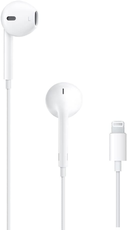 Apple EarPods con Conector Lightning – Audio de Alta Calidad y Mando Integrado