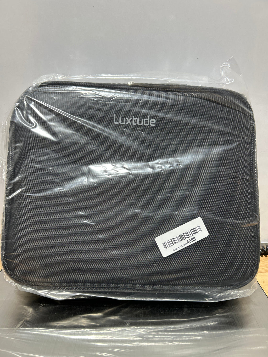 Maletin de Barbero Luxtude Grande – Doble Capa, Correa para Hombro, Compatible con Wahl, Andis y Mas – Defecto en el Asa