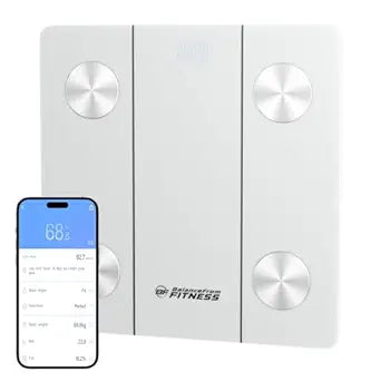 Báscula Digital de Baño | Vidrio Templado | 400 lb / 180 kg | Pantalla LED