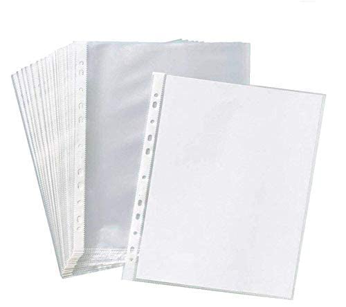1080 Protectores de hojas Shuban de carga superior, transparentes
