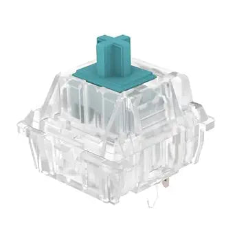 DUROCK Silent Shrimp Switches T1 Táctiles Silenciosos 67g — 5 Pines Pre-Lubricados MX, 110 Unidades