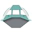 Gorich Tienda de Playa Portátil para 3-7 Personas – UPF 50+, Plegable, Resistente al Viento con 5 Bolsas de Arena
