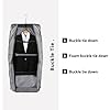 MATEIN Garment Bag – Porta Trajes de Viaje Plegable con Correa, Gris Oscuro