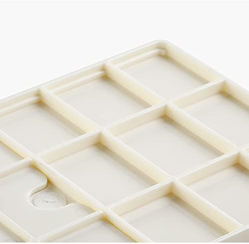 Organizador de oficina de escritorio, soporte para bolígrafo, artículos de escritorio, artículos de papelería, insignia, suministros escolares de oficina (color beige, tamaño: 8.4 x 4.8 x 4.2 in)