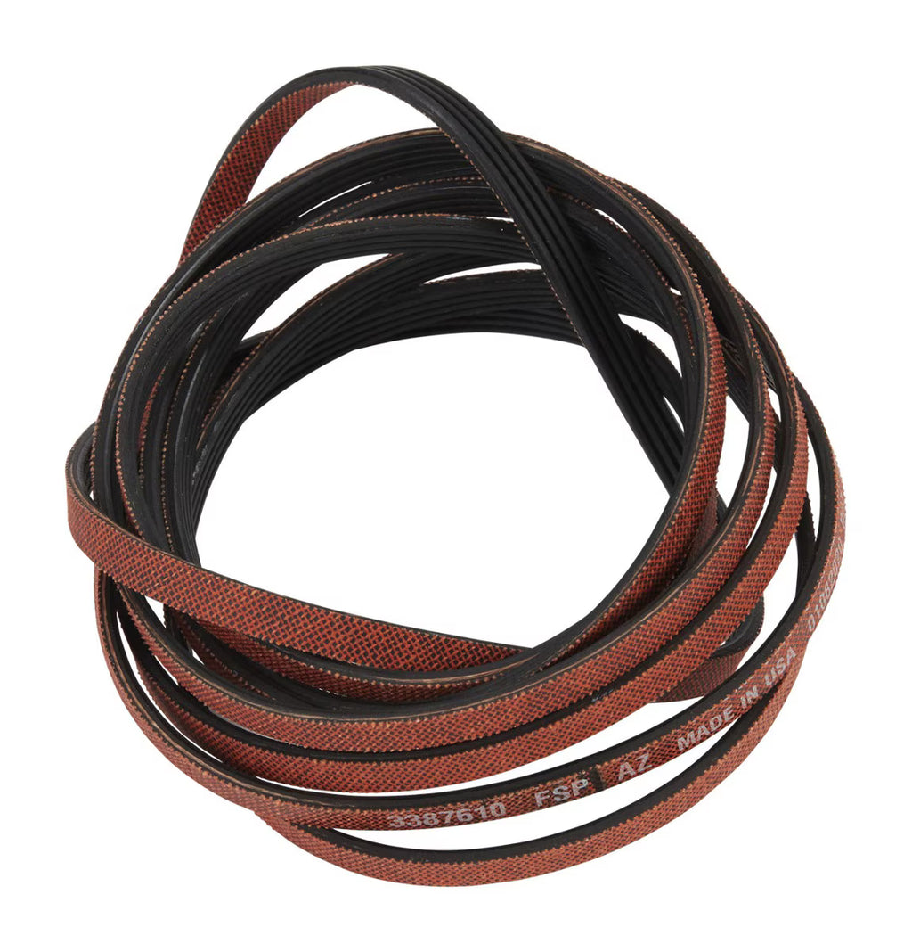 correa de tambor para secadora (Dryer Drum Drive Belt) con el número de parte universal 341241