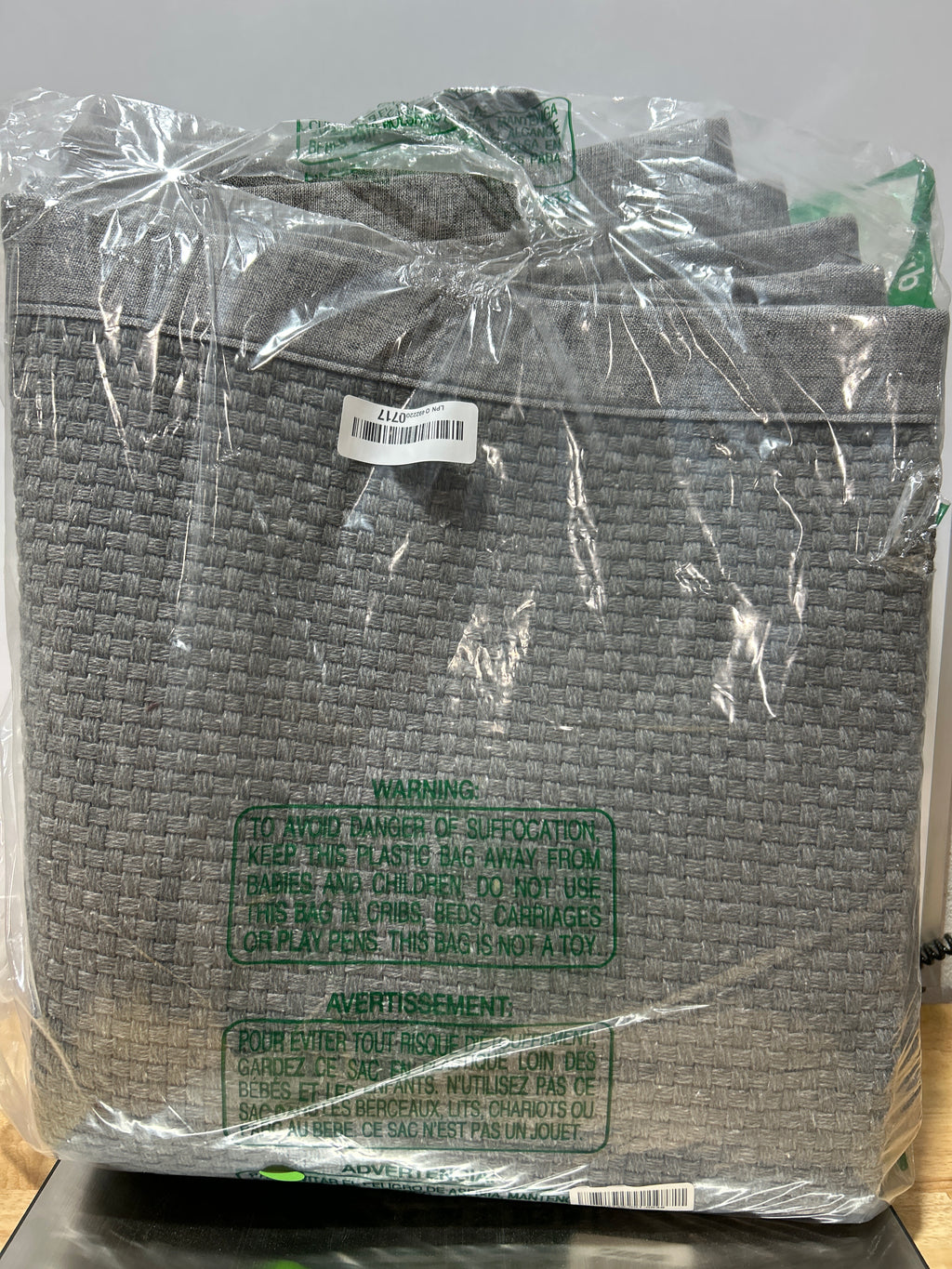 Alfombra Lavable Trenzada Boho 180x270cm – Antideslizante TPR, Resistente Manchas, Estilo Yute, Color Gris
