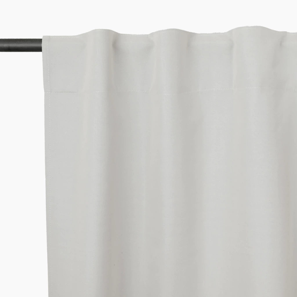 Cortinas Blackout Lino NANWEI 100% Opacas – 2 Paneles Blancos para Recámara y Sala