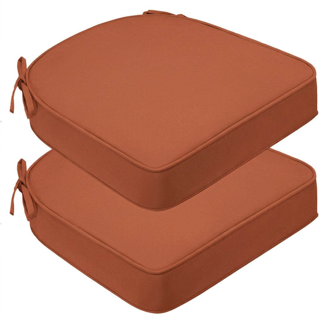 Cojines de asiento de exterior para muebles de patio, 19 x 19 x 2