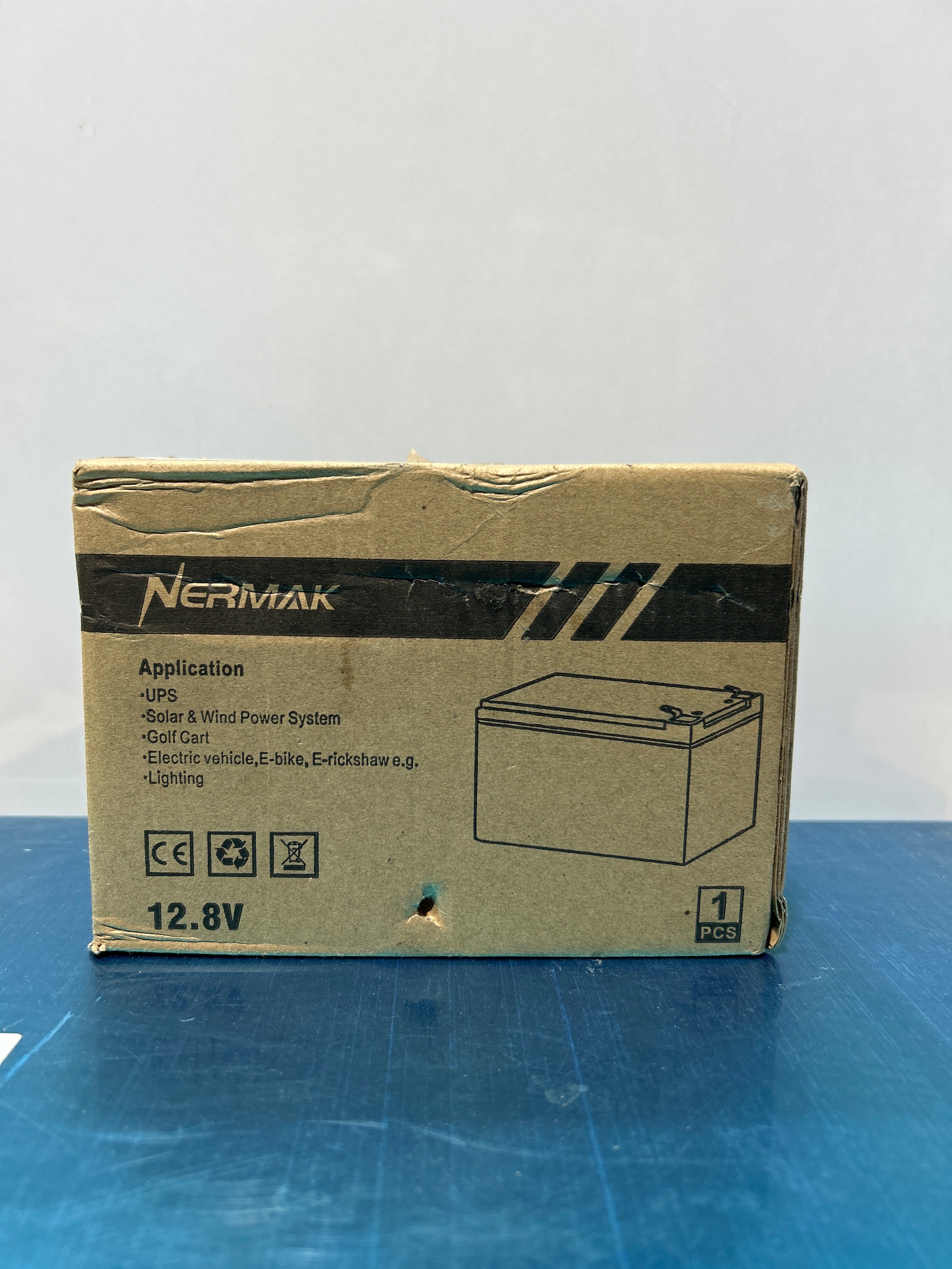 NERMAK 12V 7.2Ah LiFePO4 Deep Cycle Battery – 2000+ Cycles, Built-in 8A BMS, for Solar, RV, Fish Finder & More