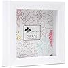 Marco Shadow Box Lawrence Blanco 5x5 Pulgadas – Vitrina para Recuerdos y Coleccionables