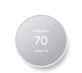 Termostato Google Nest - Termostato inteligente para el hogar - Termostato programable con Wifi - Nieve