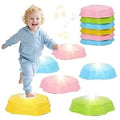 Juego de 6 piedras de equilibrio infantiles con unicornios, luces y música