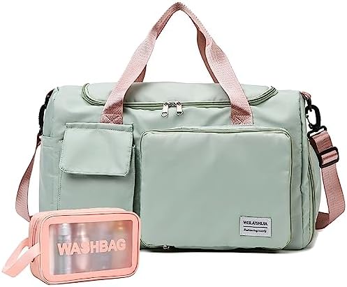 BUQINGTING - Bolsa de Gimnasio con Compartimento para Zapatos | Bolsa de Viaje y Fin de Semana