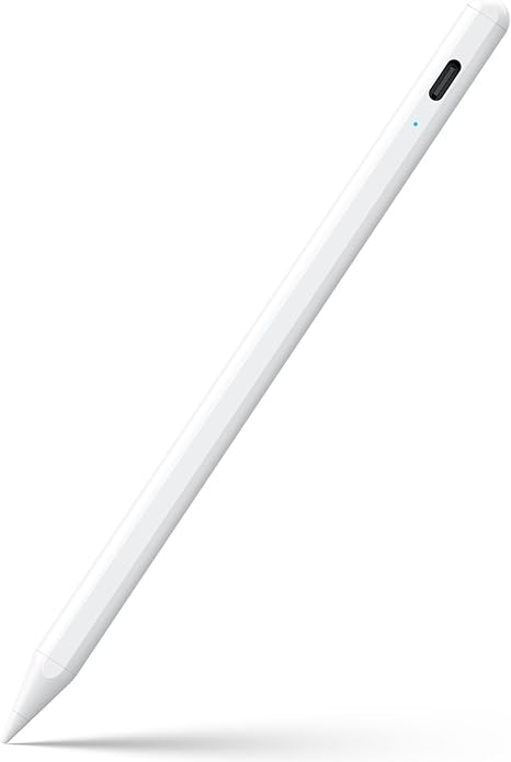 Lápiz óptico para iPad con rechazo de palma y carga rápida, lápiz activo compatible con Apple iPad Pro (2018-2022) (11/12.9 pulgadas), iPad Air 3/4/5, iPad10/9/8/7/6, iPad Mini 5/6