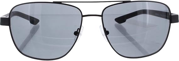 Columbia Vamoose XL - Gafas de sol de aviador no polarizadas para hombre, color negro, 2.362 in, negro satinado/humo