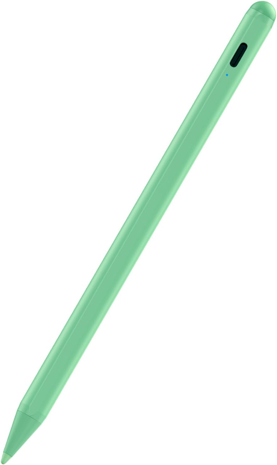 Stylus Pen para iPad Generación 6 a 11 – Carga 2X Rápida USB-C, Rechazo de Palma, Sensibilidad de Inclinación, Color Verde, Compatible 2018-2026