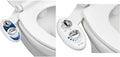 LUXE Bidet NEO 120 - Paquete de 2 accesorios de bidé, autolimpiante, no eléctrico (blanco y azul)