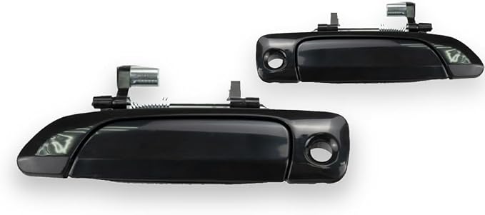 Manija Exterior de Puerta Delantera Honda Civic 2001-2005 – Par Conductor y Pasajero, Color Negro