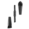 BOLDIFY Cepillo de polvo de cuatro puntas para línea del cabello - Juego de brochas de maquillaje para cabello de precisión con punta de esponja para una mezcla perfecta - Ideal como corrector