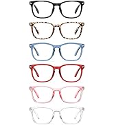 Gafas de lectura CCVOO para mujer/hombre, gafas graduadas, gafas de lectura con filtro de luz azul para mujer/hombre, gafas para ordenador, gafas de lectura #6959