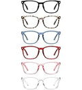 Gafas de lectura CCVOO para mujer/hombre, gafas graduadas, gafas de lectura con filtro de luz azul para mujer/hombre, gafas para ordenador, gafas de lectura #6959
