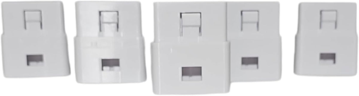 Piezas de repuesto para el soporte de manguera Bedjet V2 3: soporte y extensor para colchón impresos en 3D (paquete de 5 extensores).
