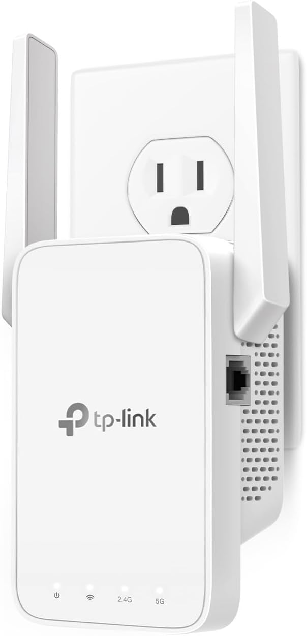 Extensor de WiFi TP-Link AC1200 RE315 | Repetidor de Señal 1.2Gbps | Doble Banda 5GHz/2.4GHz | Cubre Hasta 140 m2 y 30 Dispositivos | OneMesh