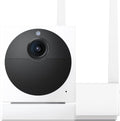 Paquete de inicio Wyze Cam Outdoor v2 (1 cámara + estación base): cámara de seguridad inalámbrica para el hogar HD 1080p, funciona con batería, clasificación IP65, visión nocturna a color, audio bidireccional, compatible con Alexa y Google.