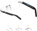 Gafas Inteligentes Faifxo Sin Marco | Con Altavoz Bluetooth | Control Remoto para Fotos | Protección UV | Control por Voz | Lentes Fotocromáticas