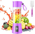 Minibatidora portátil para batidos y licuados - Batidora personal recargable mejorada de 380 ml, vaso libre de BPA y 20 000 rpm, ideal para preparar zumos frescos para deportistas o para la oficina.