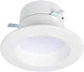 Lámpara empotrable LED HALO RL de 4 pulgadas, compatible con retrofit, temperatura de color seleccionable (2700K, 3000K, 3500K, 4000K, 5000K), regulable (atenuación a cálida), 600/900 lúmenes, apta para ambientes húmedos, uso interior y exterior